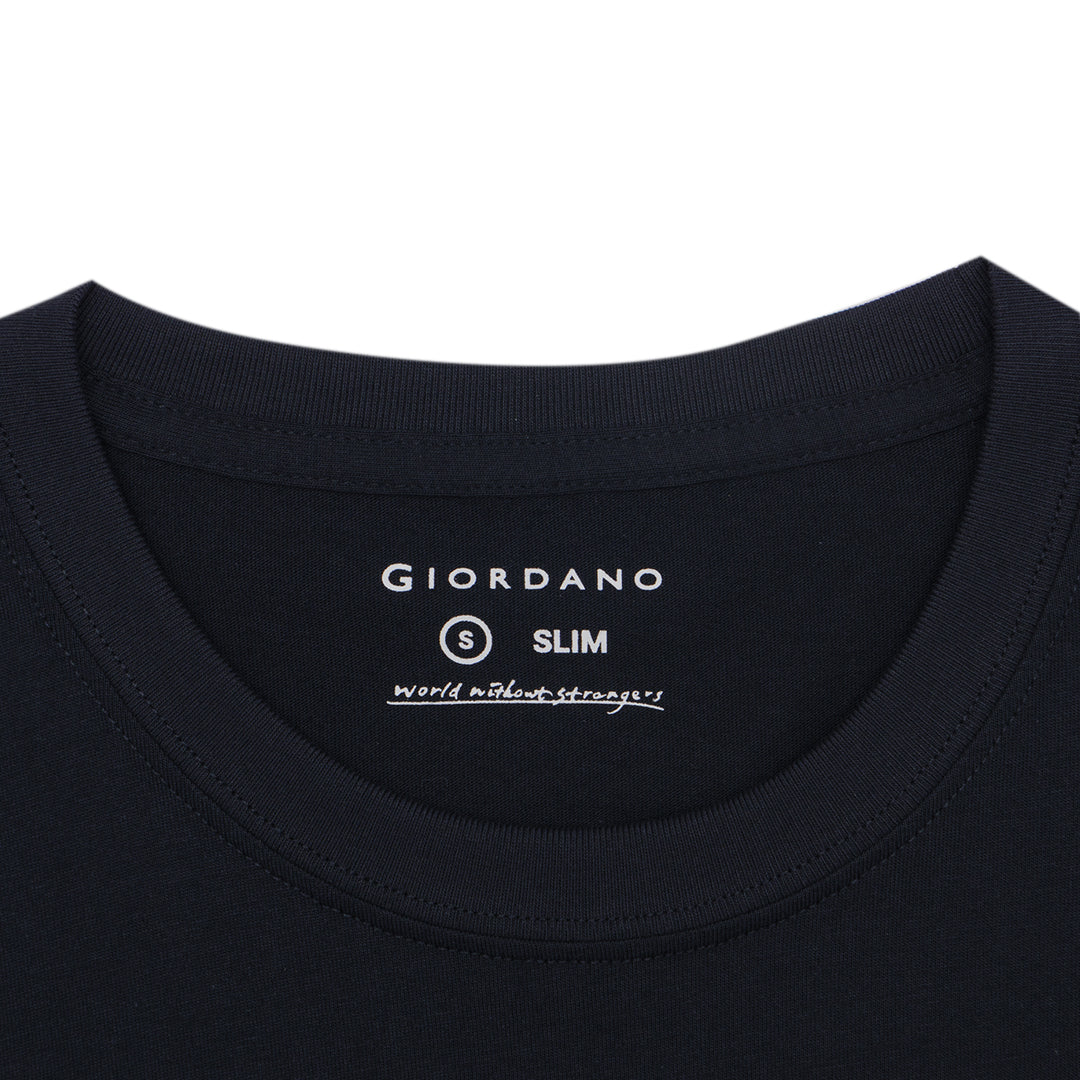 GIORDANO Men's Crew Neck Message Printed Tee (01095302)