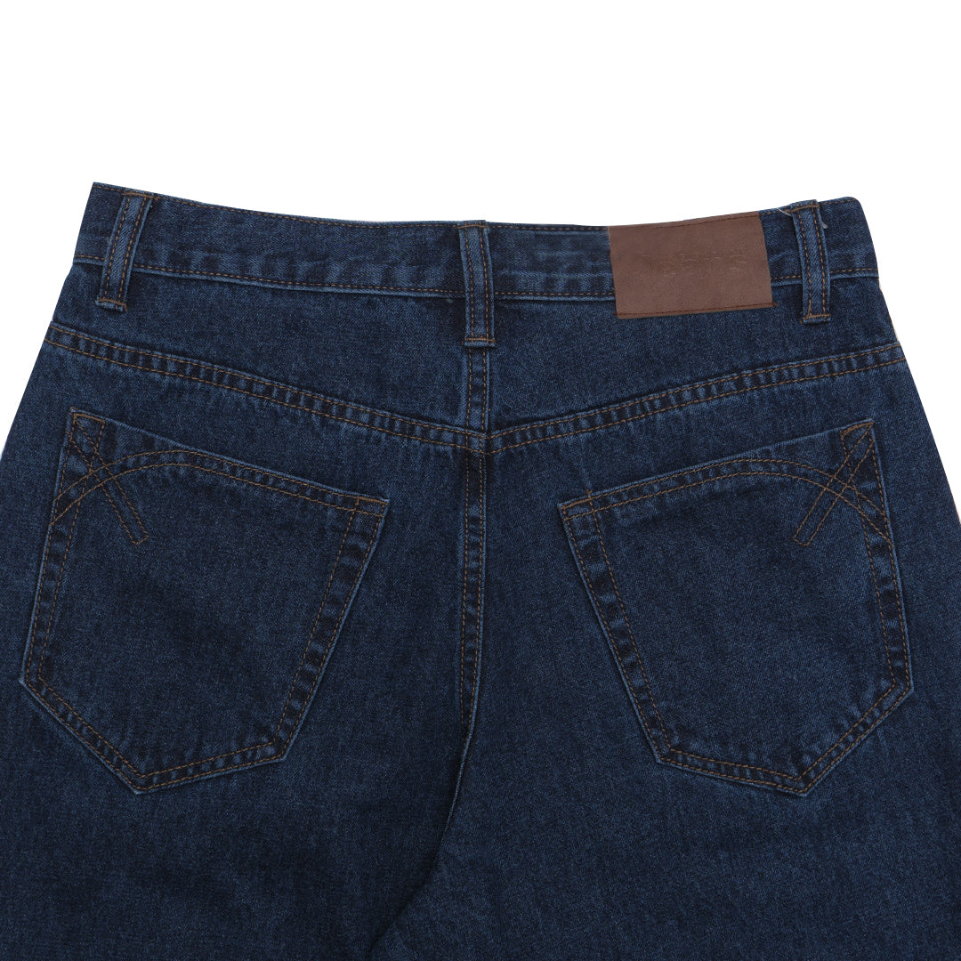 GIORDANO Men's Cotton Denim Mid Rise Relax Fit Jeans (01115025)