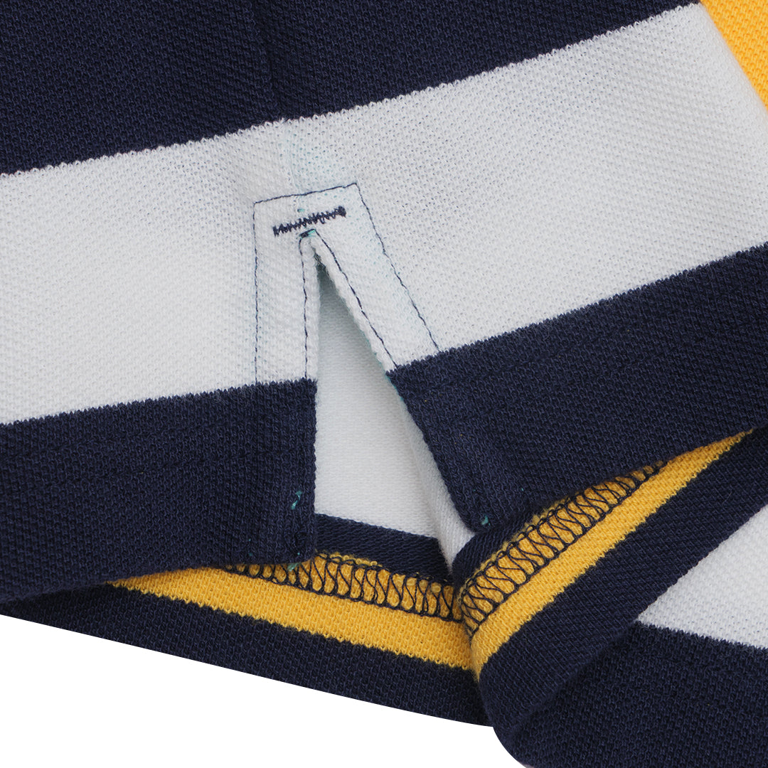 GIORDANO Men's Cotton Stripe Polo (01017252)