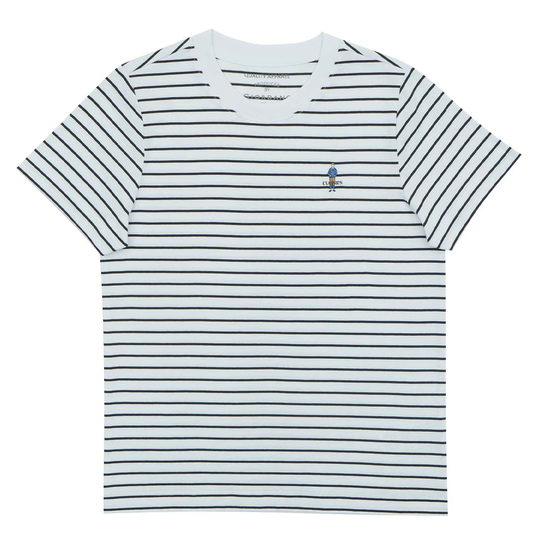 GIORDANO Women's Classic Man Stripe Tee (05325282)