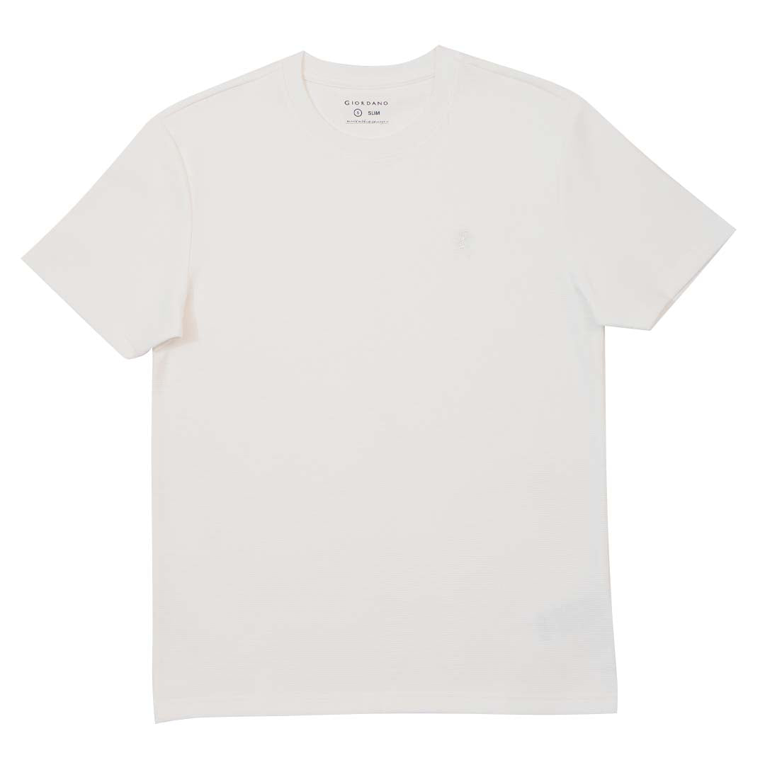 GIORDANO Men's Waffle Crew Neck Tee (01025262)