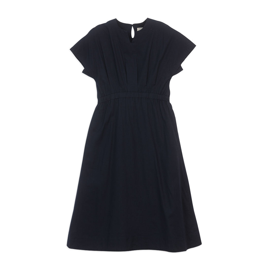 GIORDANO Women's Linen Cotton Lyocell Poplin Raglan Sleeve Loose Fit Dress (05466219)