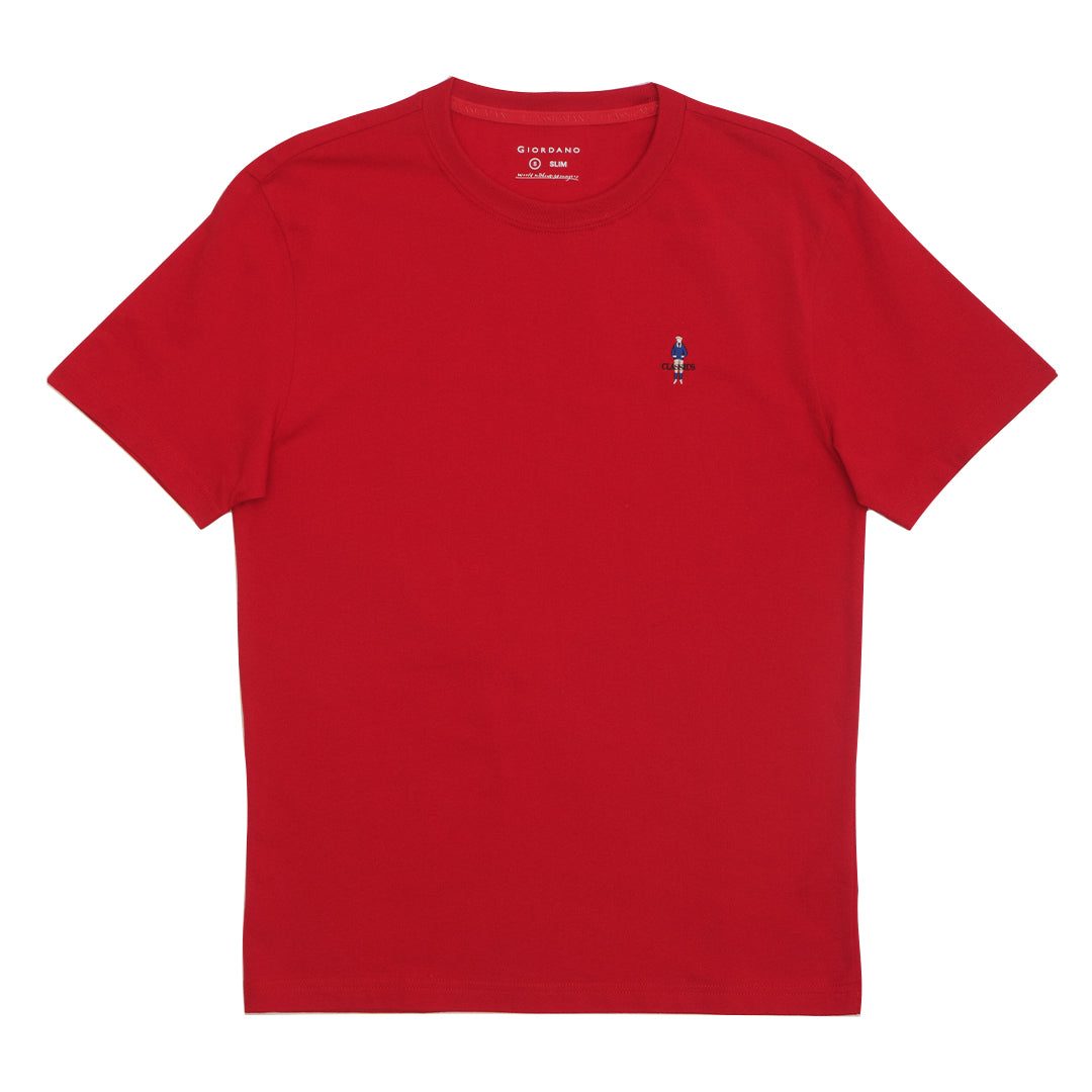 GIORDANO Men's Classic Man Crew Neck Tee (01025629)