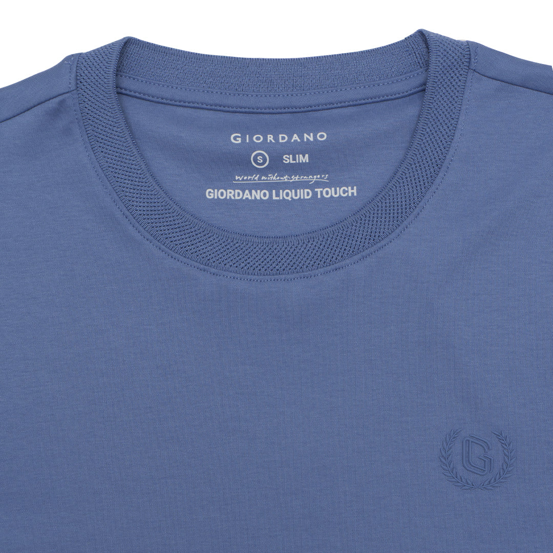 GIORDANO Men's Liquid Touch Crew Neck Tee (01025204)
