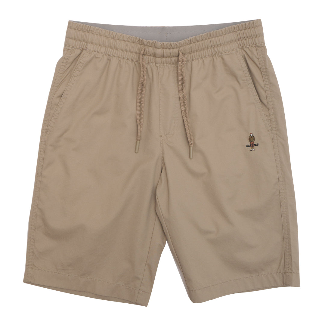 GIORDANO Men's Classic Man  Cotton Twill Mid Rise Slim Tapered Fit Bermuda Shorts (01105205)