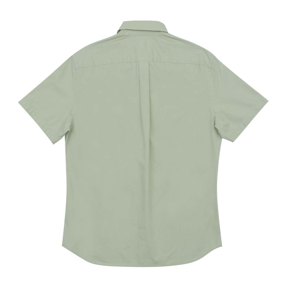 GIORDANO Men's Classic Man Cotton Poplin Short Sleeves Shirt (01045286)