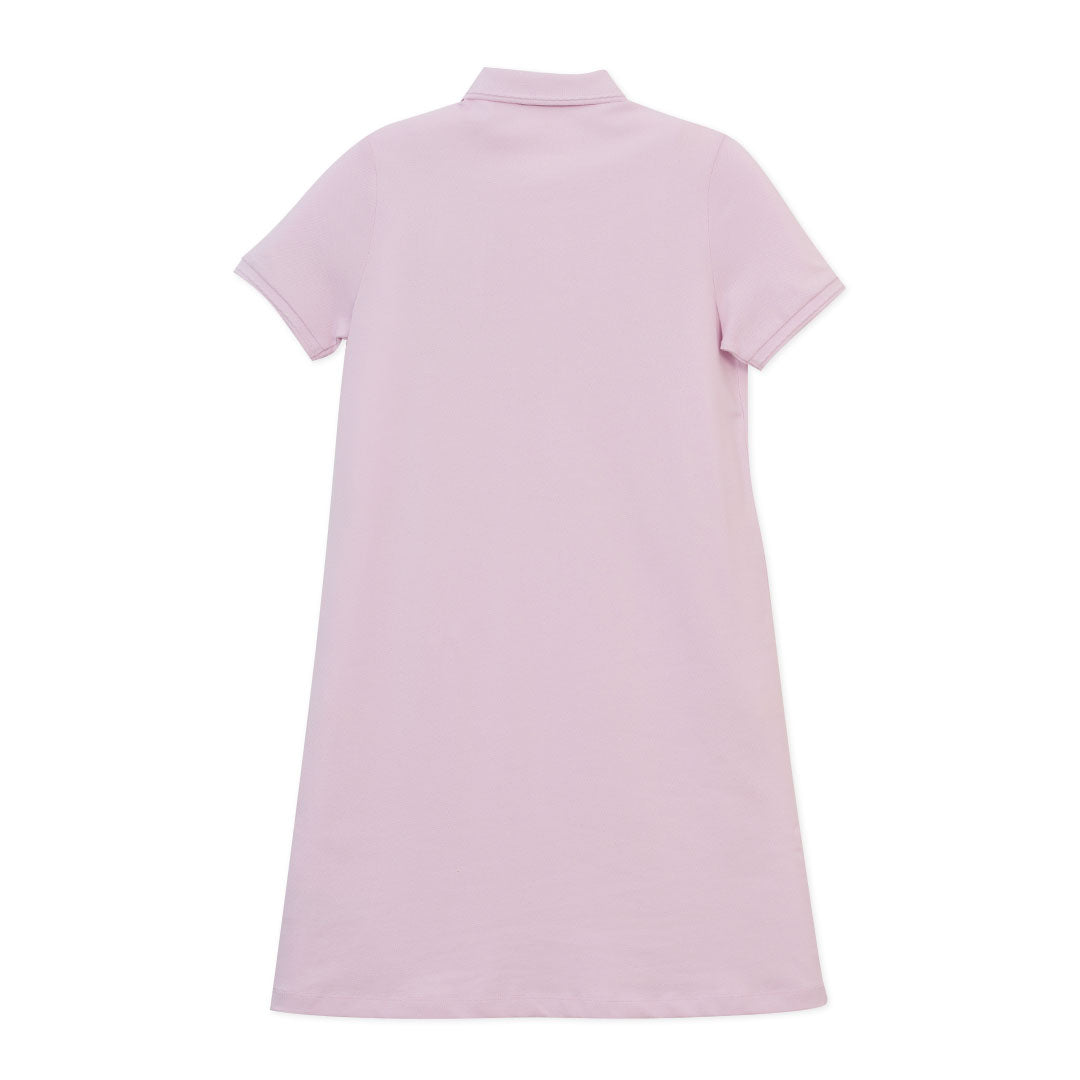 GIORDANO Women's Cotton Lycra Pique Comfort Fit Polo Dress (05466415)