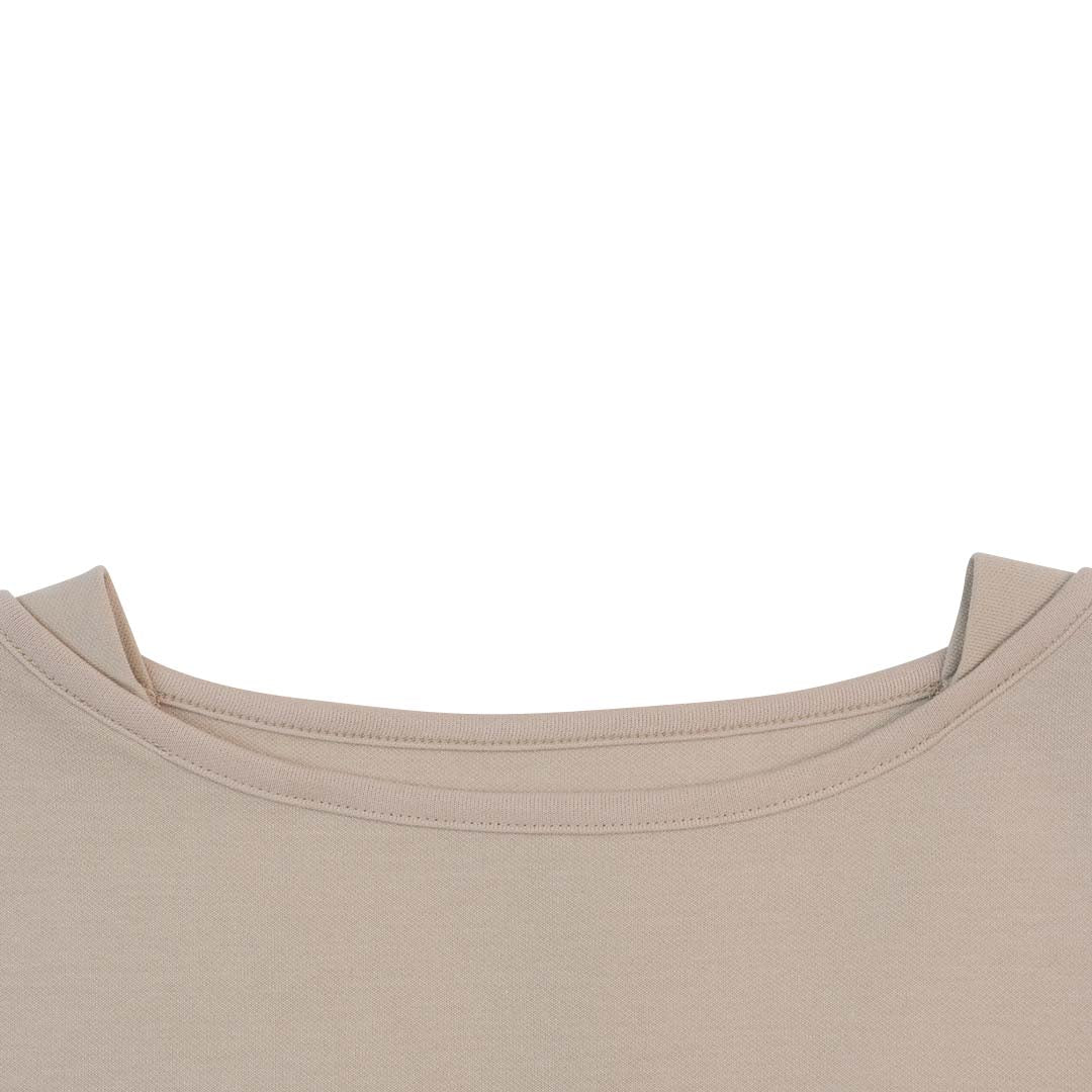 GIORDANO Women's Cotton Polyester Crew Neck Comfort Fit Stripe Tee (05325272)