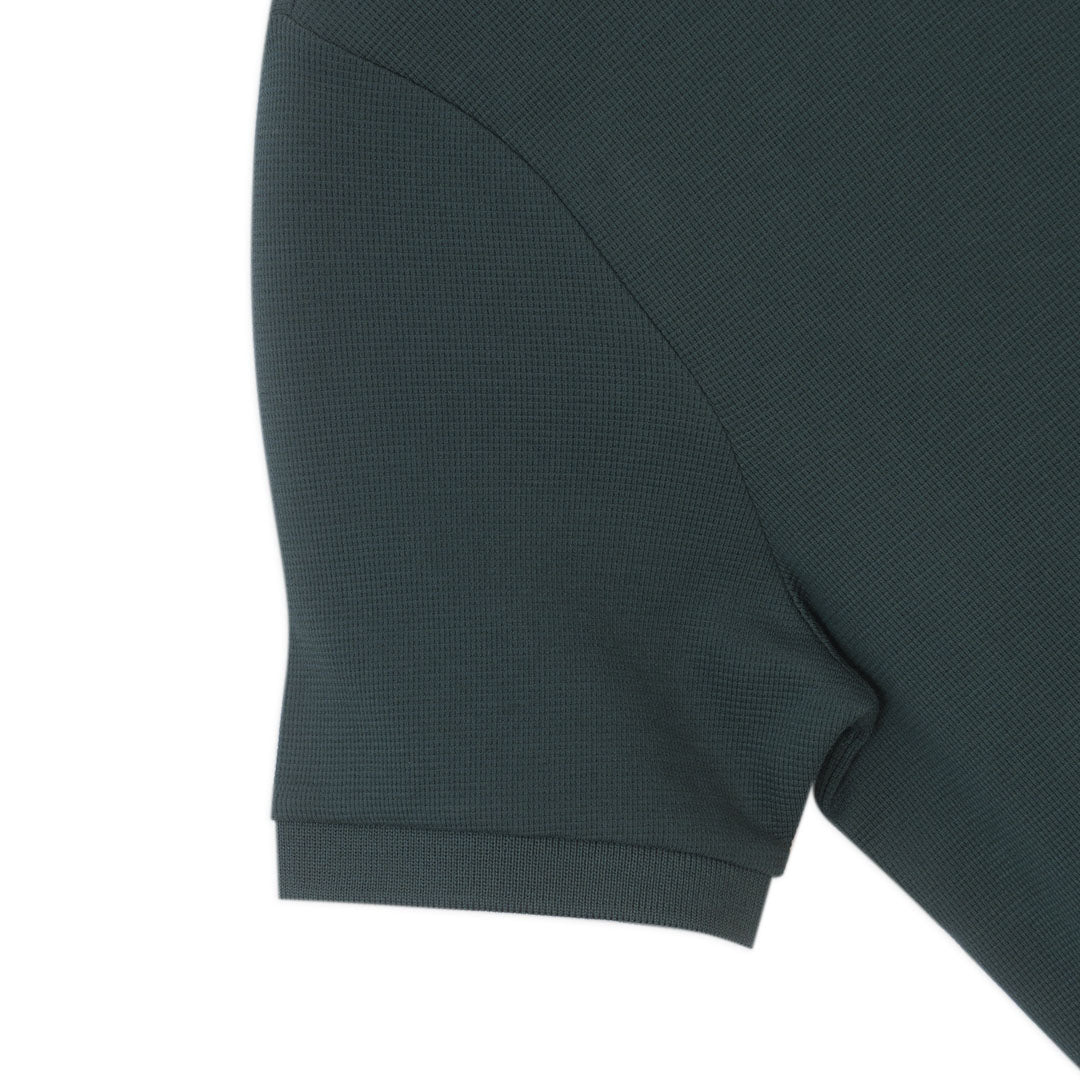GIORDANO Men's Stretch Slim Fit Waffle Polo (01016295)