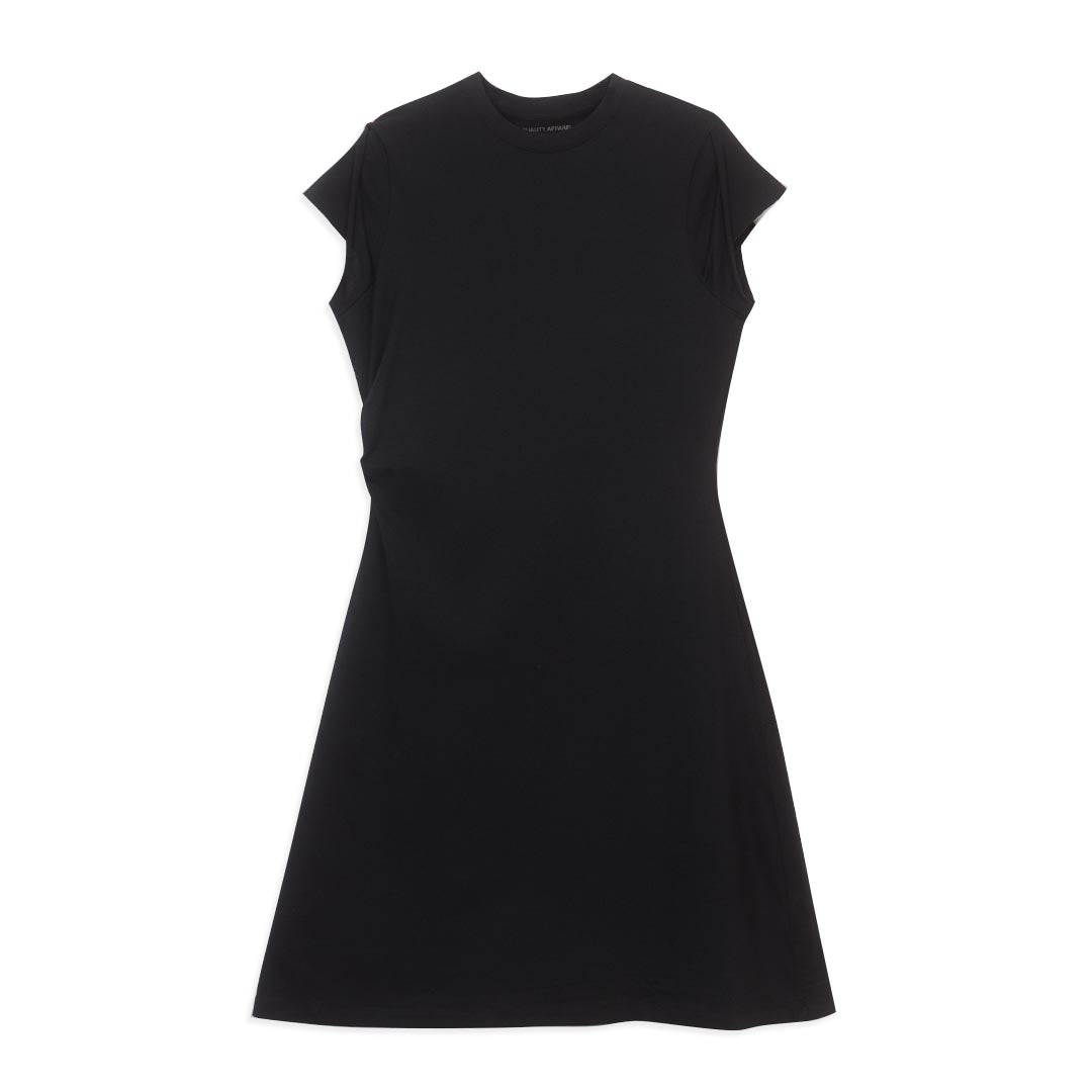 GIORDANO Women's Cotton Jersey Crew Neck Comfort Fit Dress (05466403)