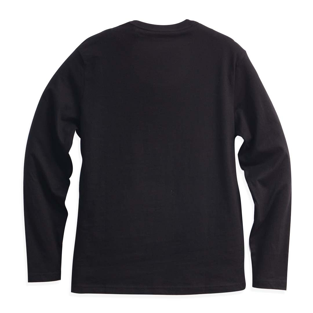 GIORDANO Men's Beau Monde Cotton Jersey Crew Neck Long Sleeves Printed Tee (13024790)