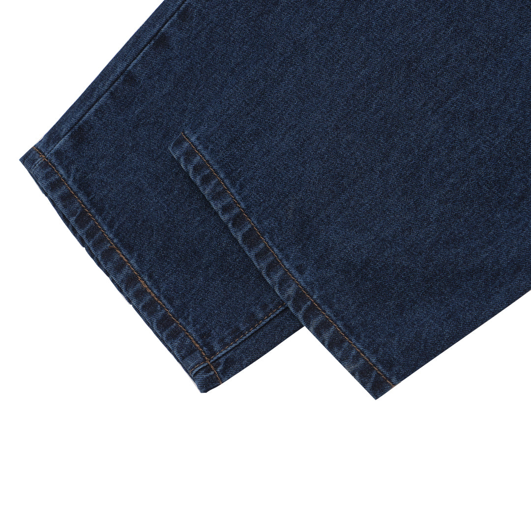 GIORDANO Men's Cotton Denim Mid Rise Relax Fit Jeans (01115025)