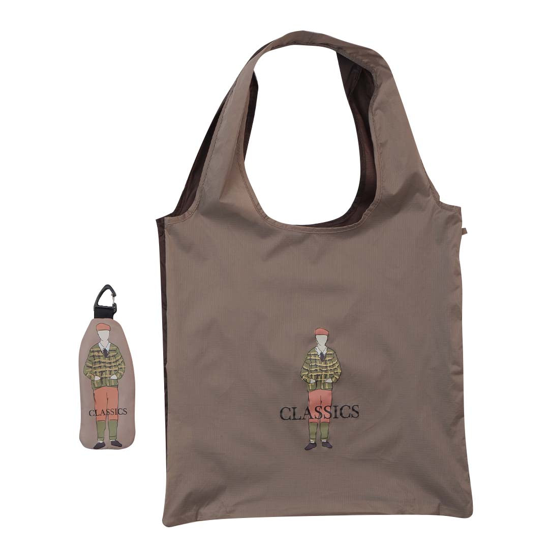 NOT FOR SALE !! GIORDANO Classic Man Foldable Tote Bag with Pouch (01145659)