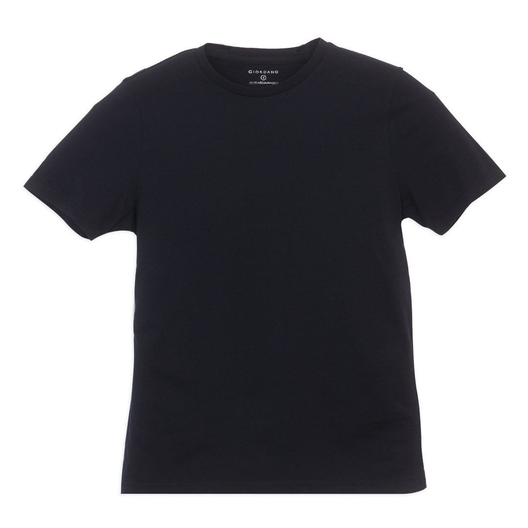 GIORDANO Men's 3-in-a-Pack Cotton Jersey Crew Neck Slim Tee (01246104)