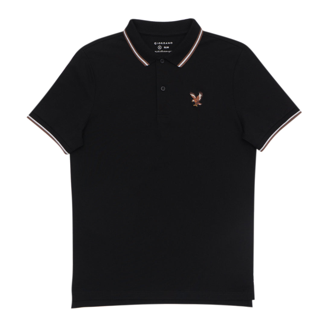 GIORDANO Men's Eagle Polo (01015237)