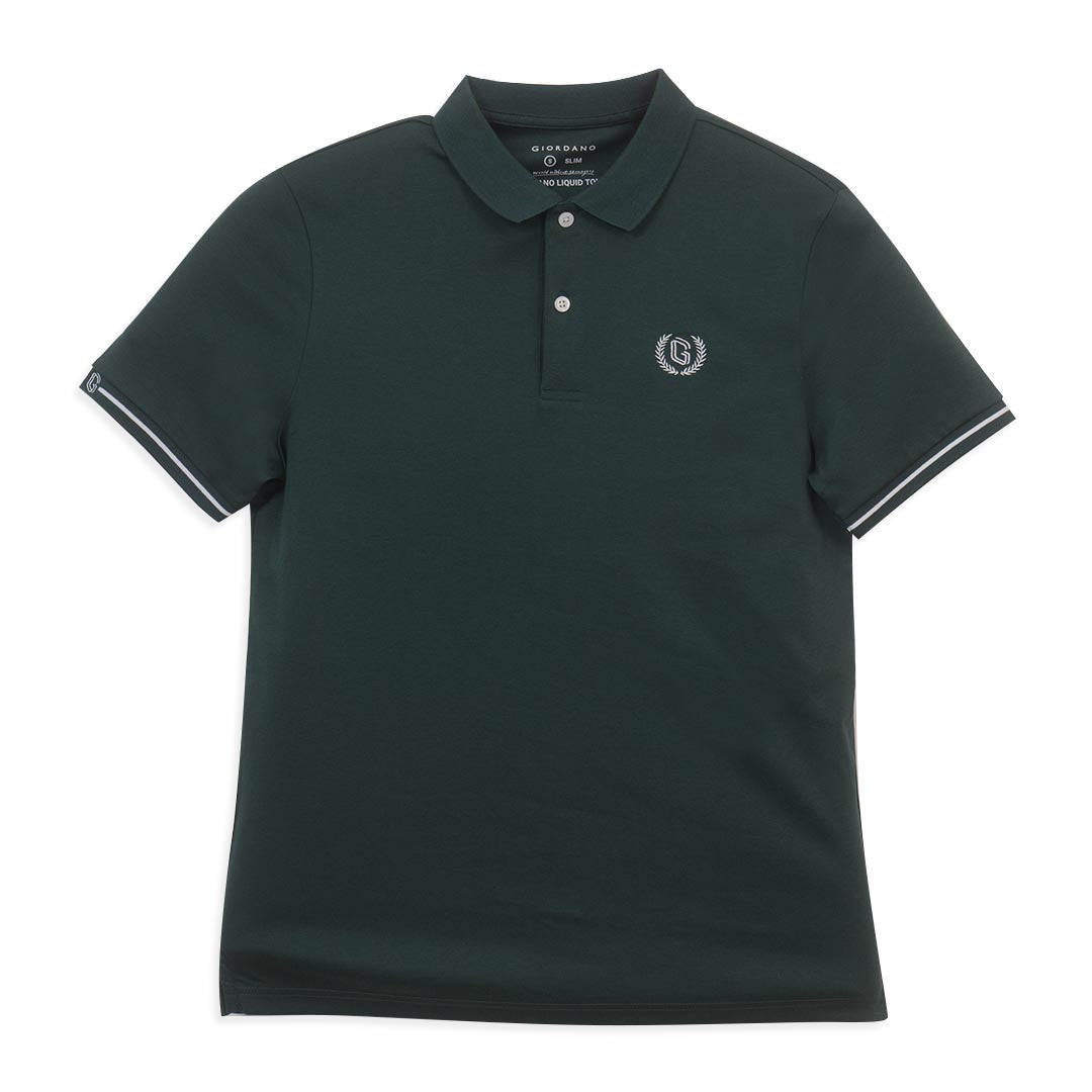 GIORDANO Men's Liquid Touch Slim Fit Polo (01016285)