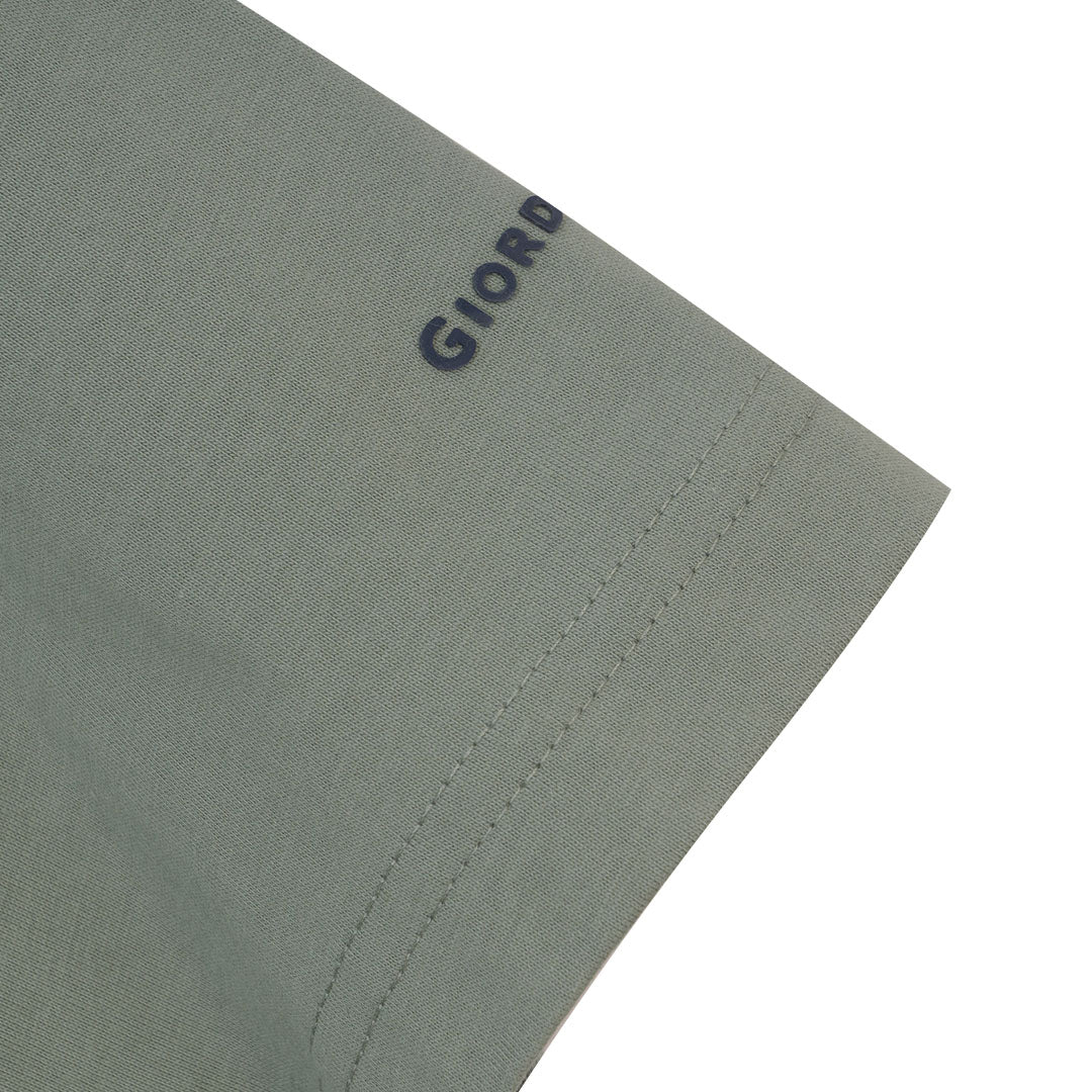 GIORDANO Men's Cotton Jersey Crew Neck Slim Fit Tee (01026750)