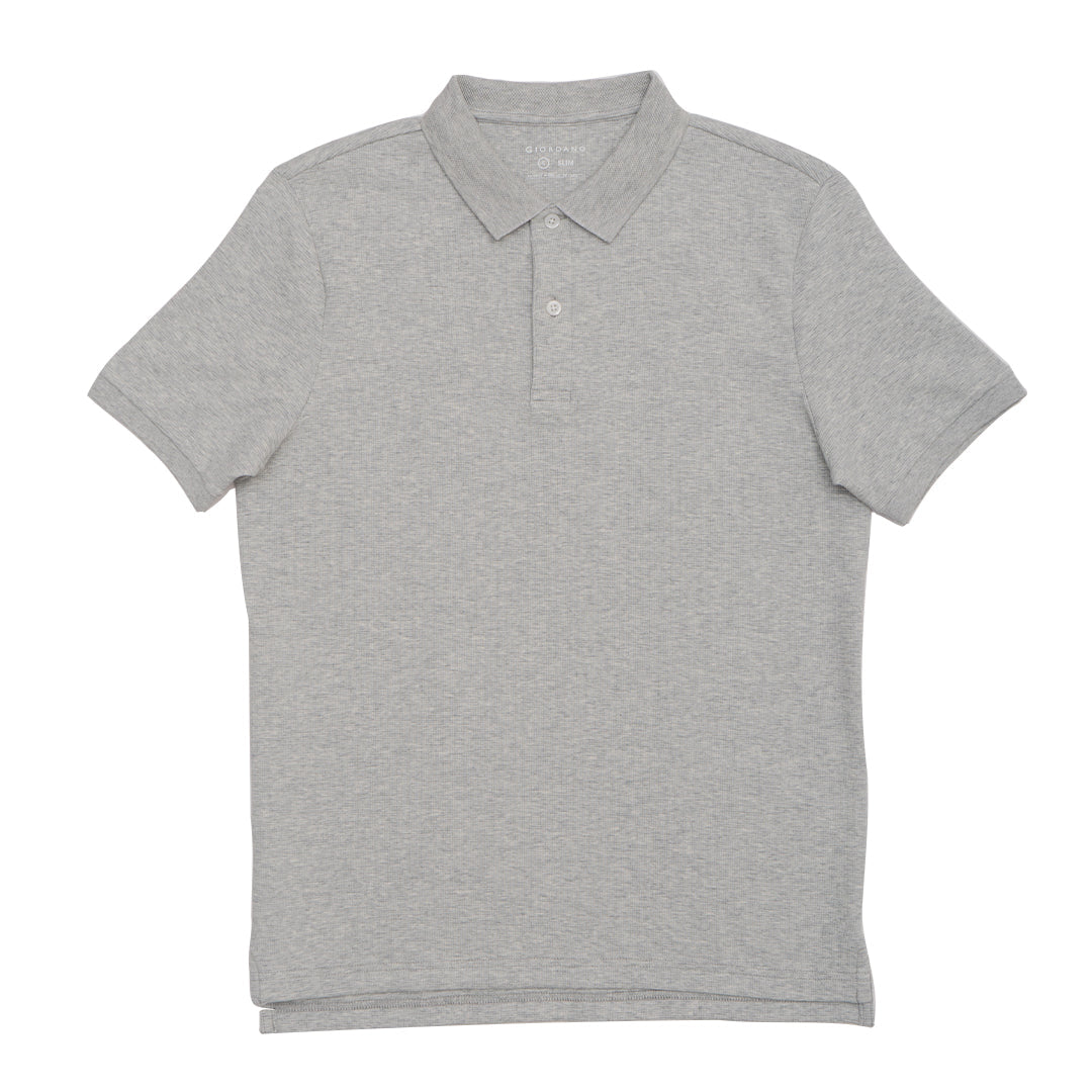 GIORDANO Men's Stretch Waffle Polo (01015253)