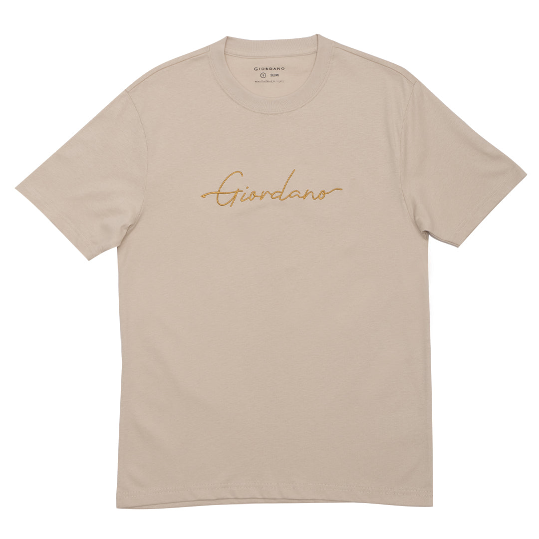 GIORDANO Men's Signature Logo Tee (01095203)