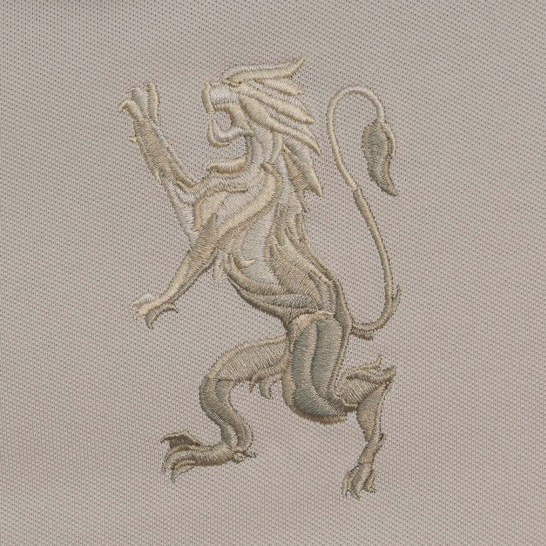 GIORDANO Men's 3D Lion Slim Fit Polo (01016222)