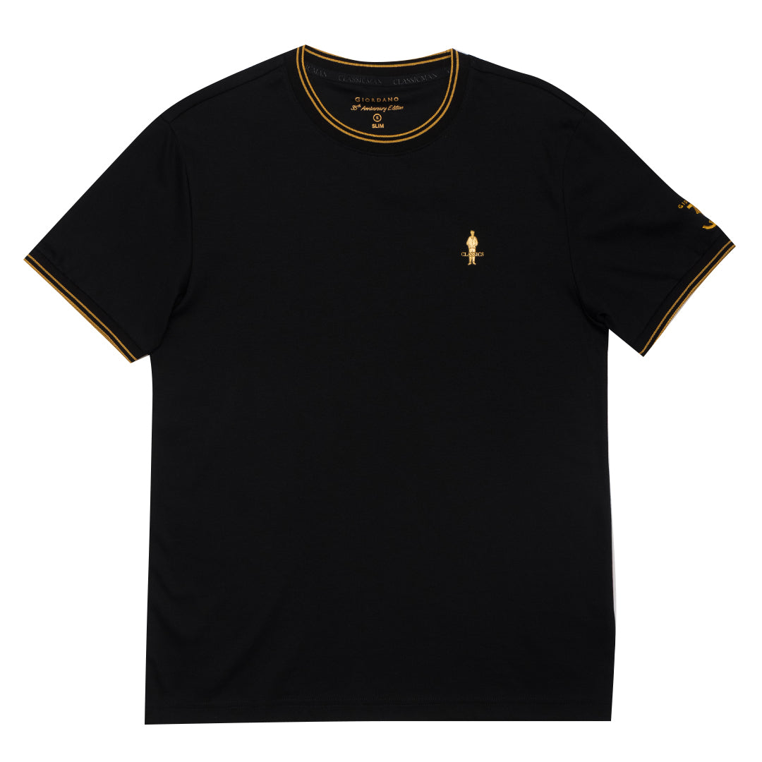 GIORDANO Men's Liquid Touch Crew Neck Tee (01024201)