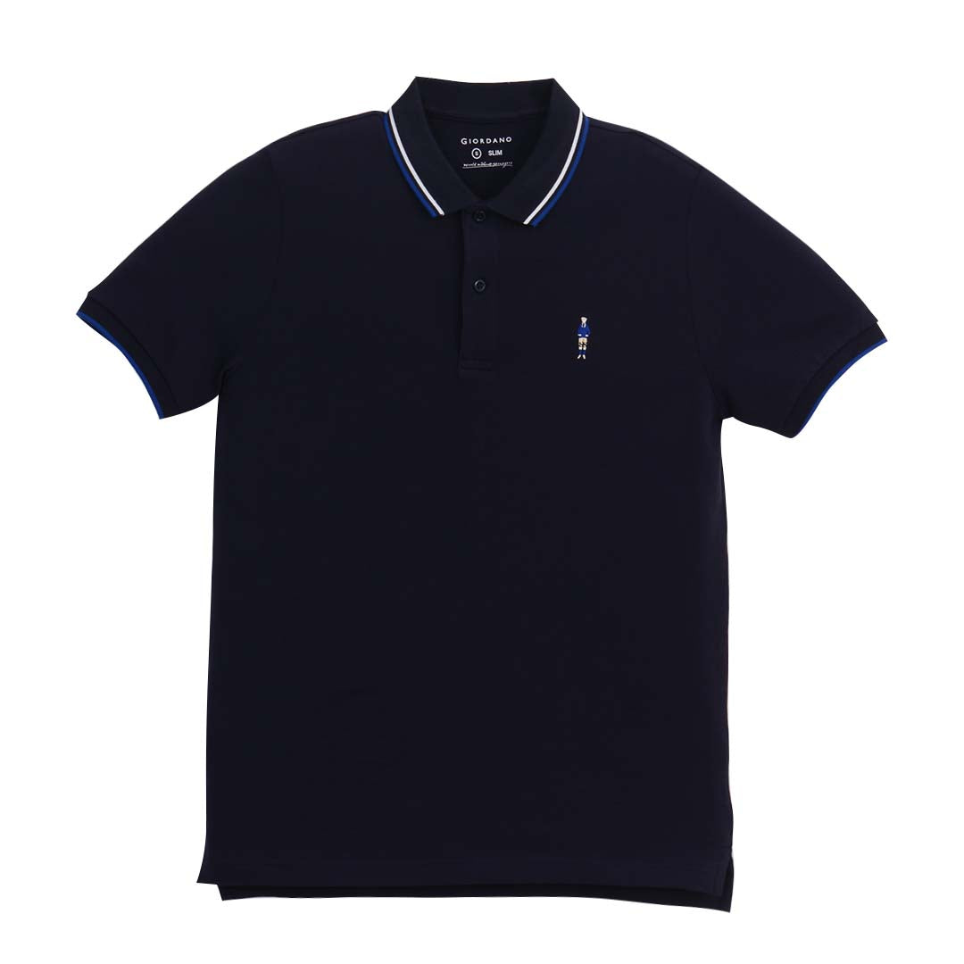 GIORDANO Men's Classic Man Slim Fit Polo (01015260)