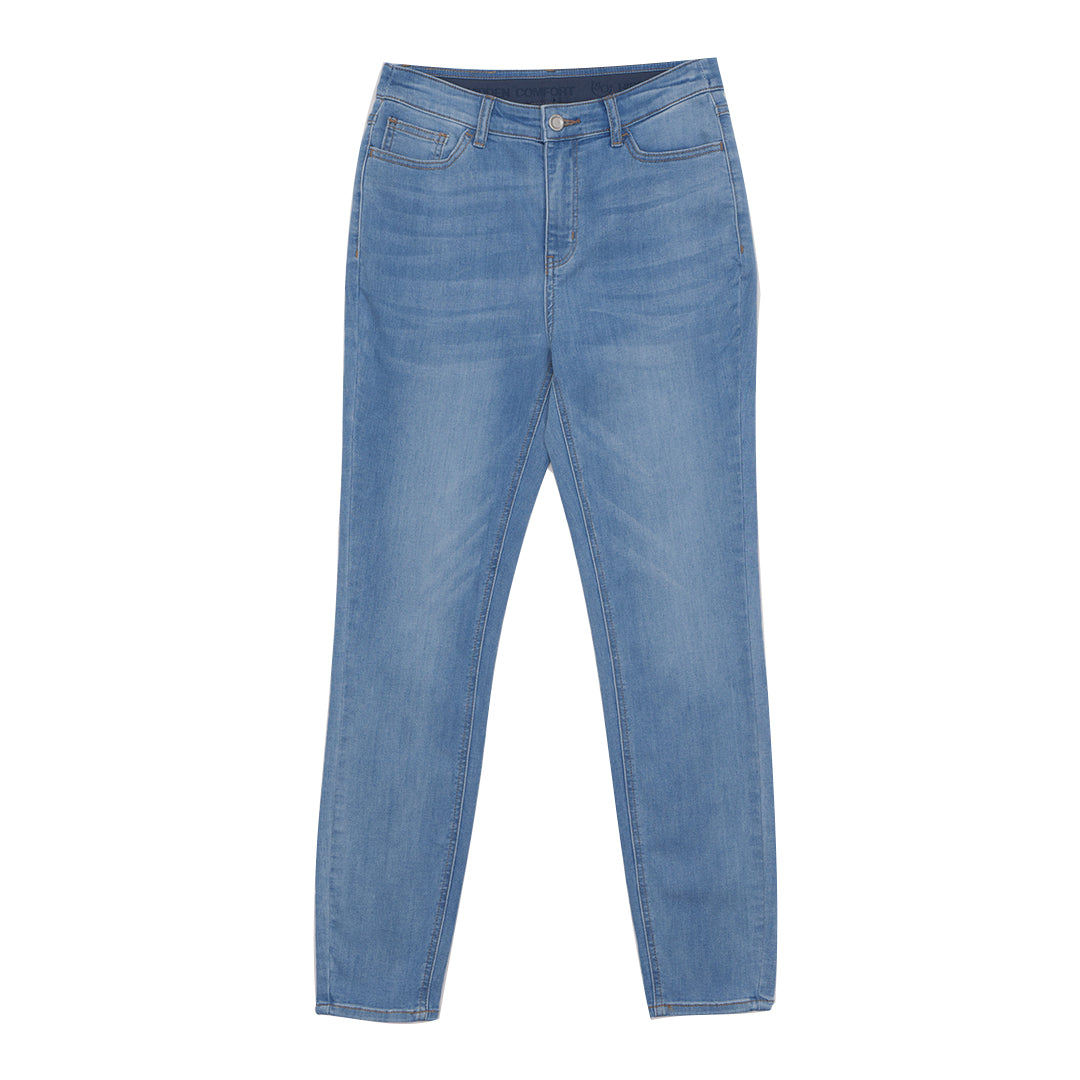 GIORDANO Women's Denim High Waist Slim Tapered Fit Jeans (05415031)