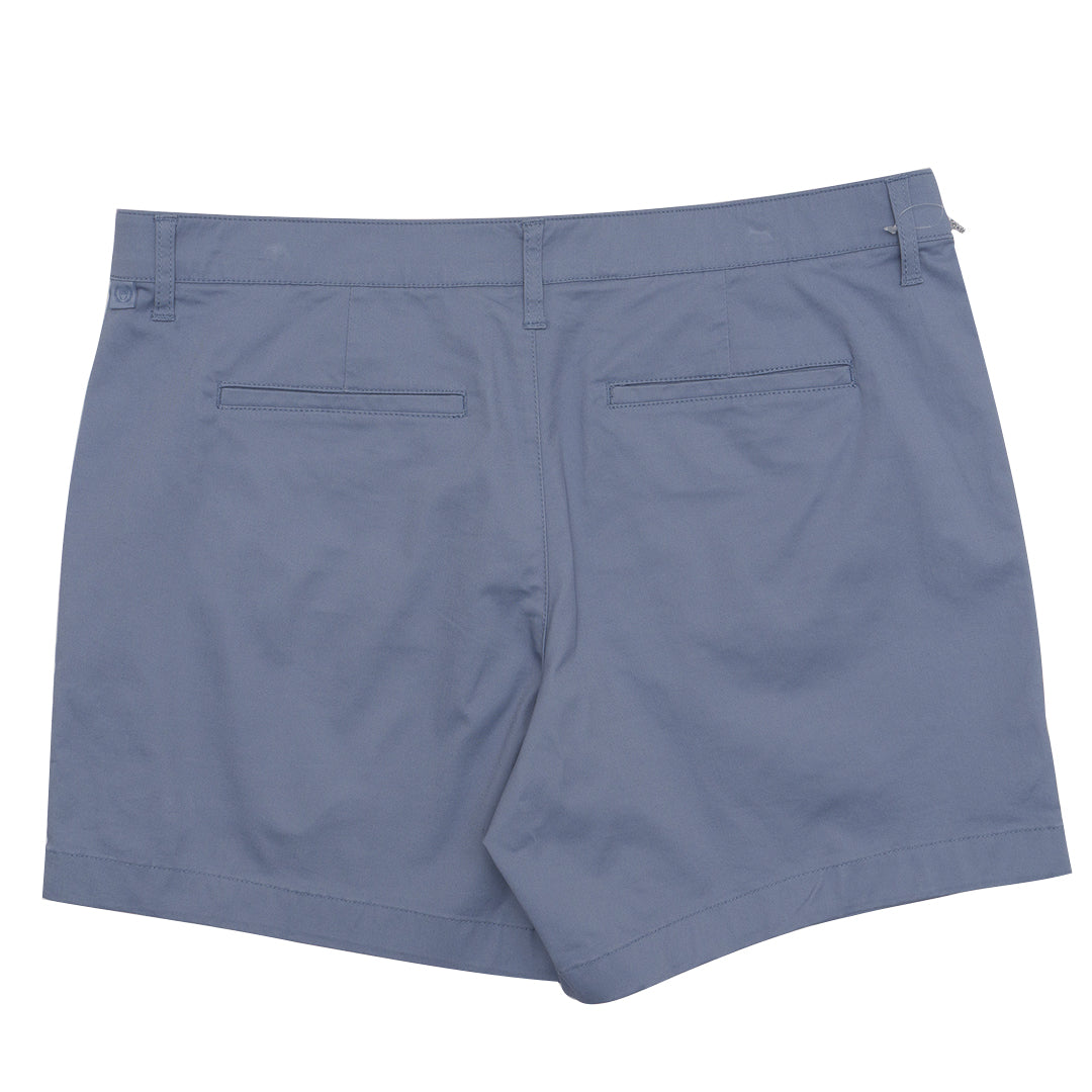 GIORDANO Women's Classic Man Cotton Spandex Mid Rise Slim Fit Bermuda Shorts (05405242)