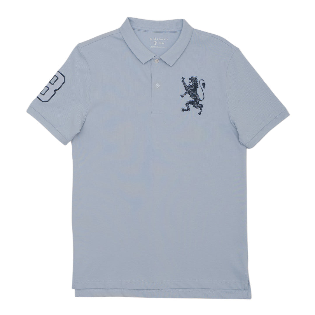 GIORDANO Men's 3D Lion Polo (01015222)