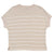 GIORDANO Women's Cotton Polyester Crew Neck Loose Fit Stripe Tee (05325269)