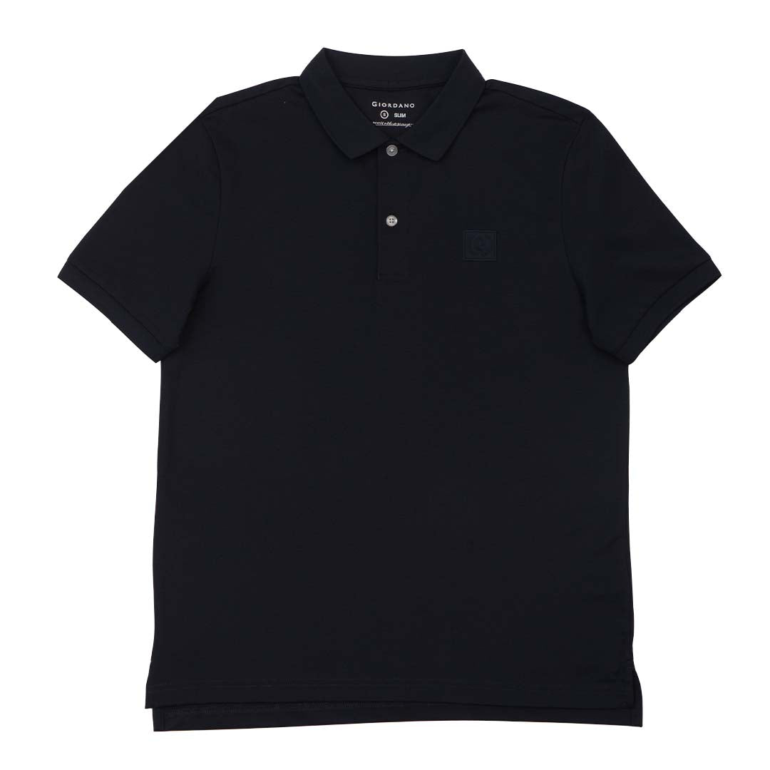 GIORDANO Men's Silk Blend Emblem Polo (01015321)