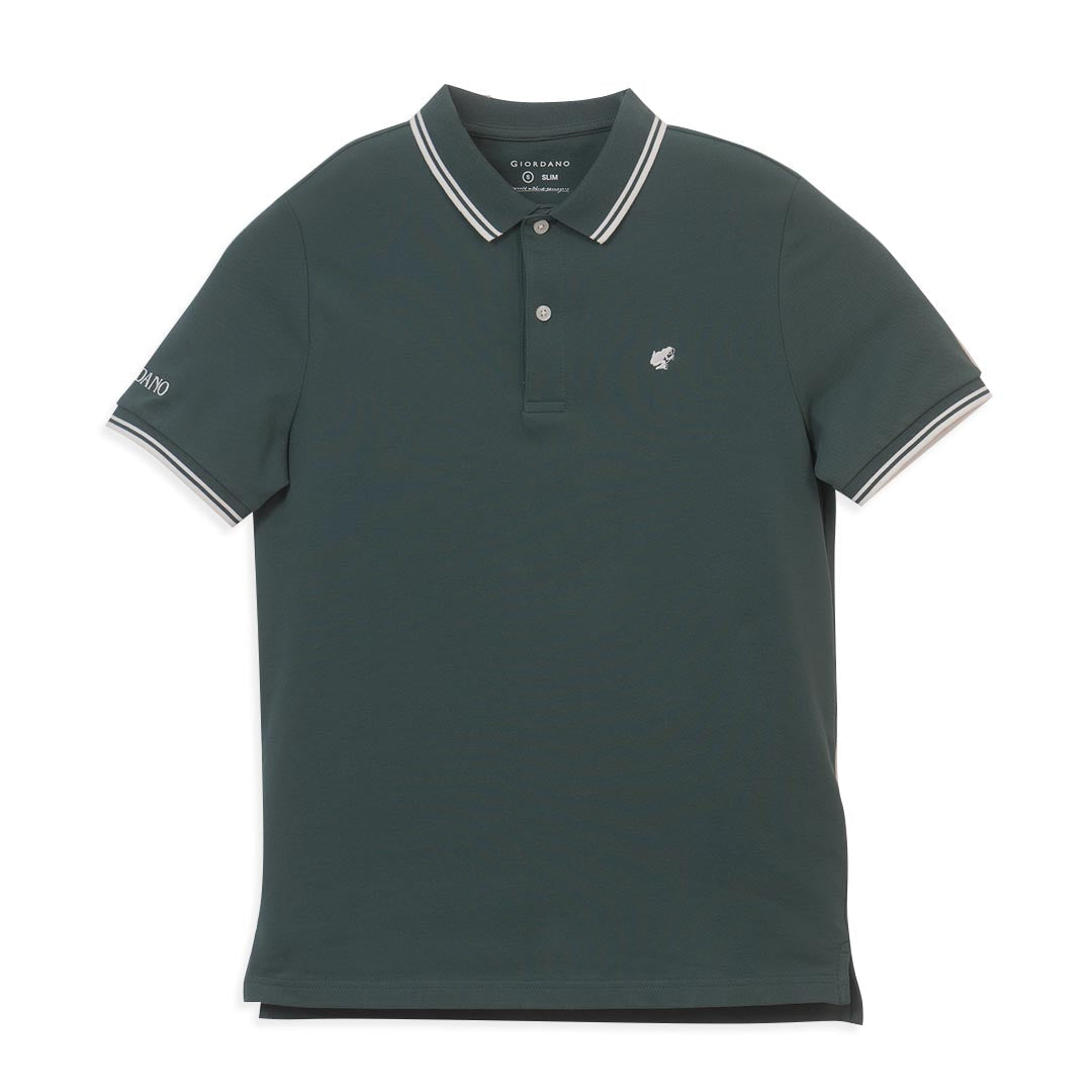 GIORDANO Men's Frog Slim Fit Polo (01016265)