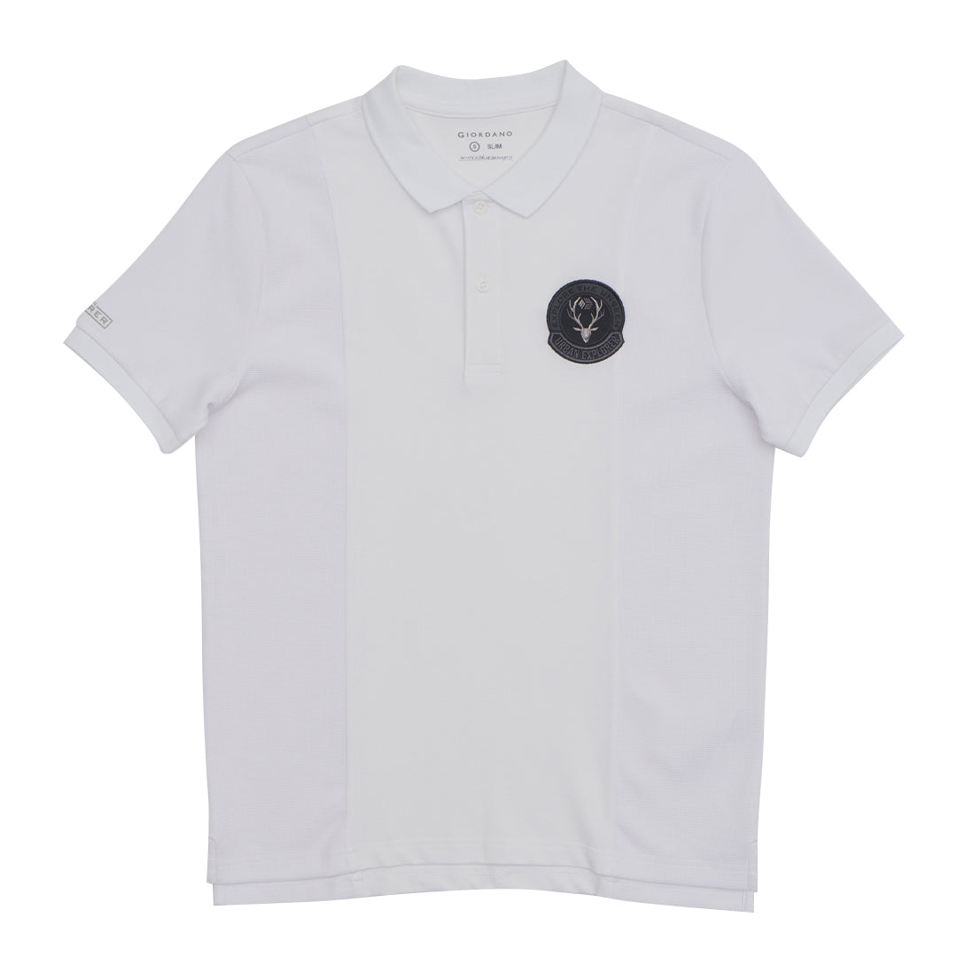 GIORDANO Men's Cotton Lycra Bold Polo (01015232)