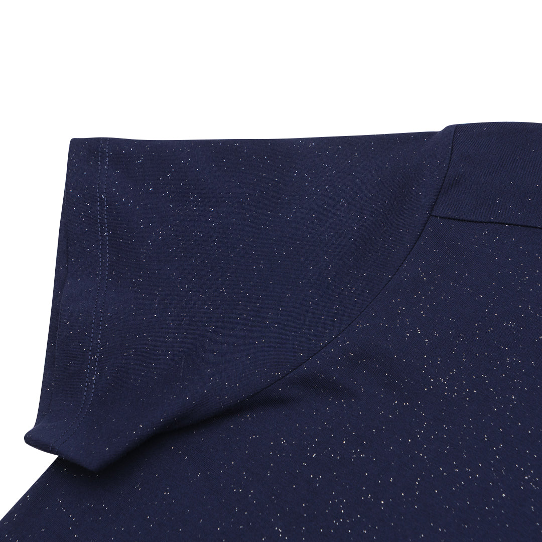 GIORDANO Women's Glittered Jersey Boyfriend Fit Tee (05325247)