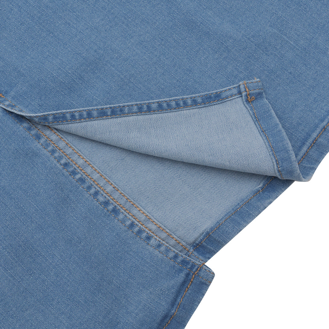 GIORDANO Women's High Waist Comfort Fit Denim Skirt (05465222)