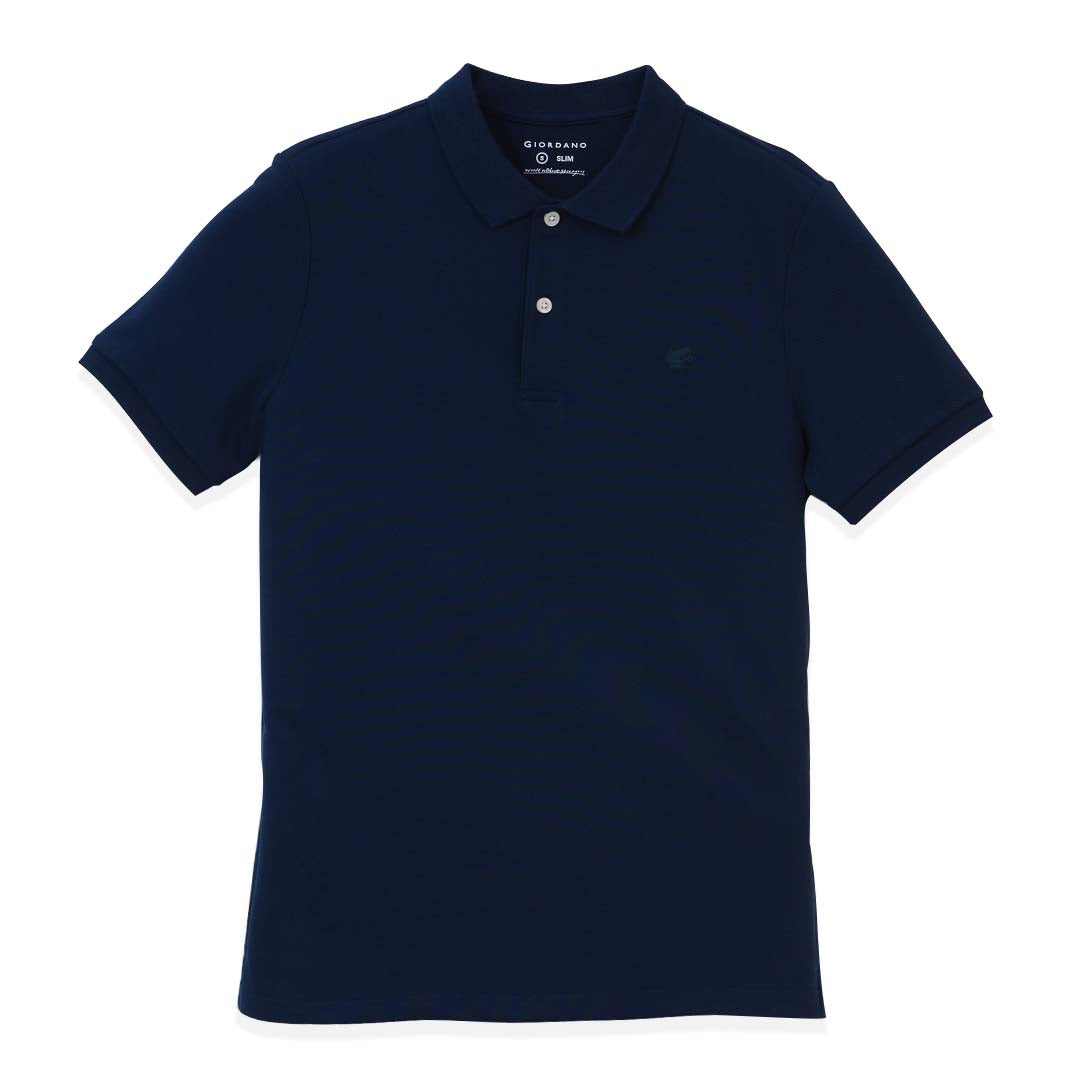 GIORDANO Men's Frog Slim Fit Polo (01016266)