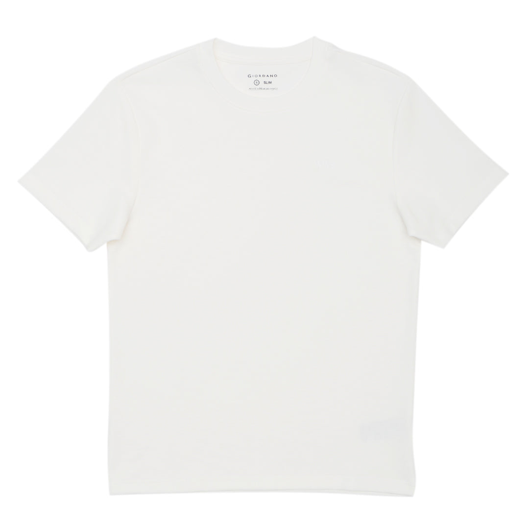 GIORDANO Men's WWS Waffle Crew Neck Tee (01025205)
