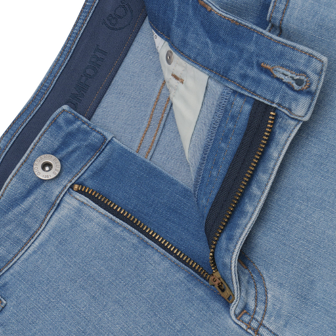 GIORDANO Women's Denim High Waist Wide Leg Pocket Jeans (05415034)