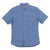 GIORDANO Men's Cotton Poplin Short Sleeves Slim Button Front Shirt (01046243)