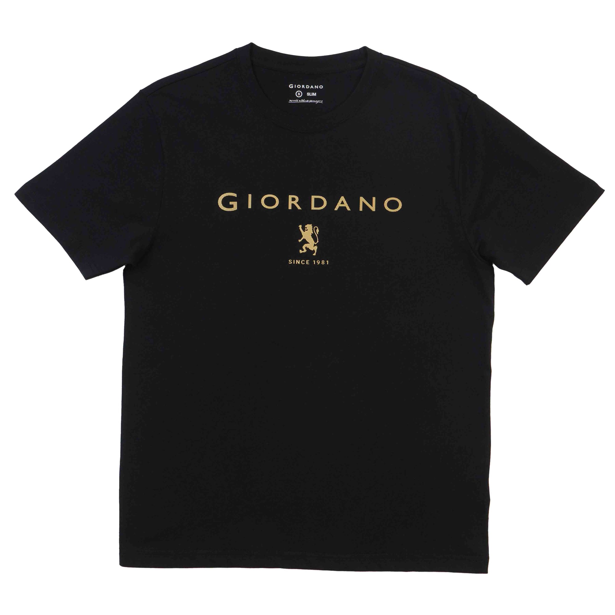 GIORDANO Men's Lion Logo Tee (01095261)