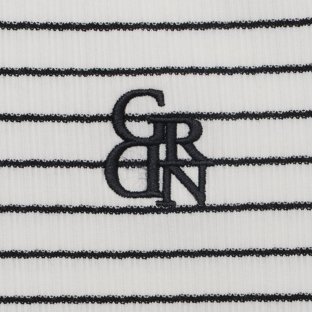 GIORDANO Women's Sorona Jacquard Rib U-Neck Comfort Fit Tee (05325227)