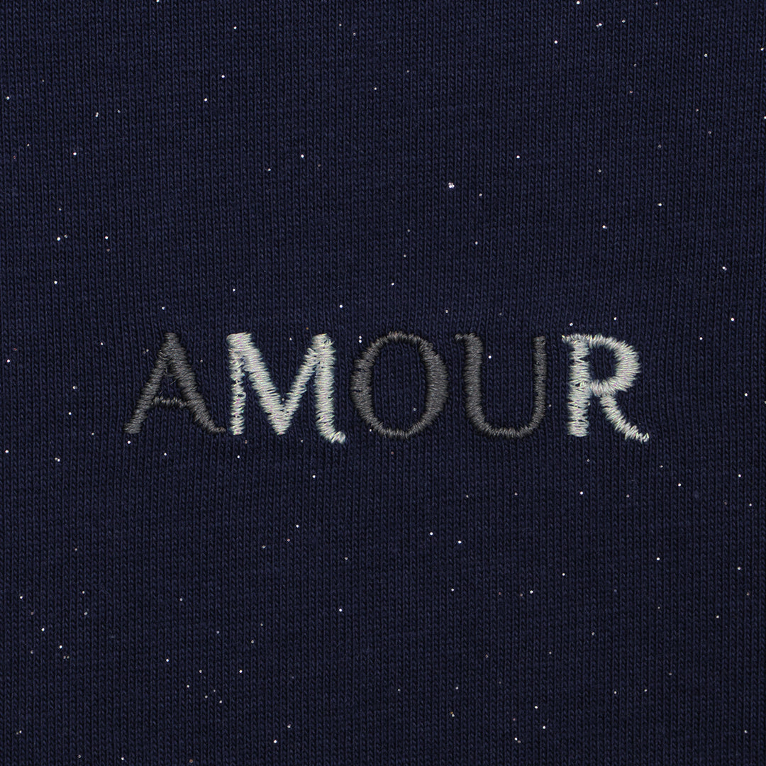 GIORDANO Women's Glittered Jersey Boyfriend Fit Tee (05325247)