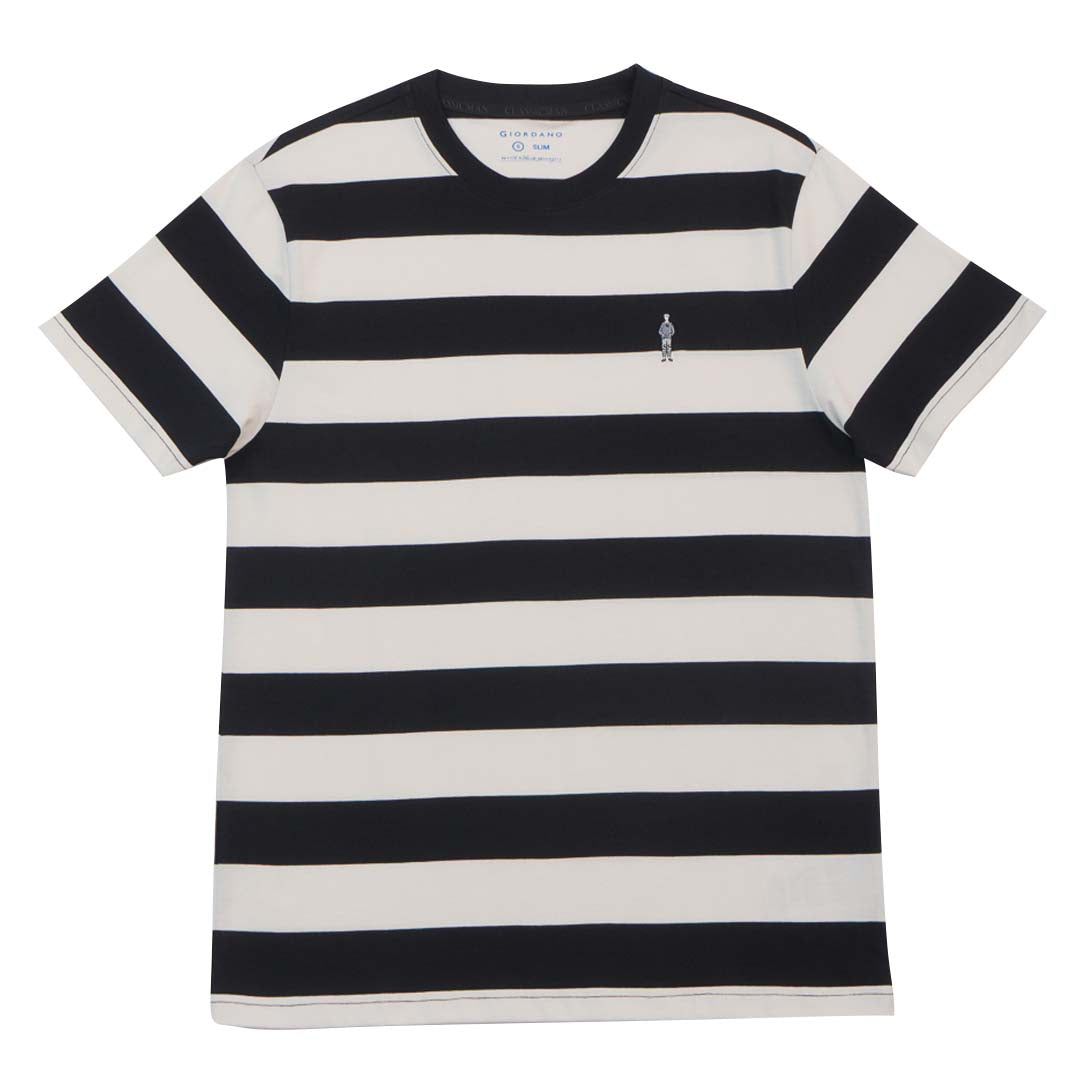 GIORDANO Men's Classic Man Stripe Tee (01025264)