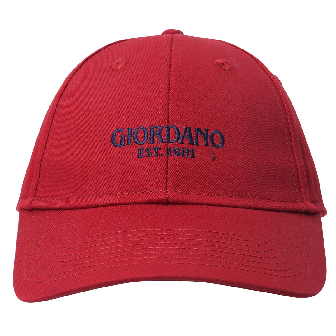 GIORDANO Men's Embroidery Cap (01206001)