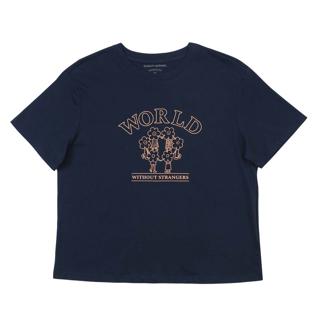 GIORDANO Women's WWS Boyfriend Fit Printed Tee (05395314)