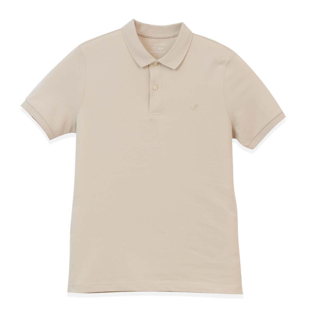 GIORDANO Men's Frog Slim Fit Polo (01016266)