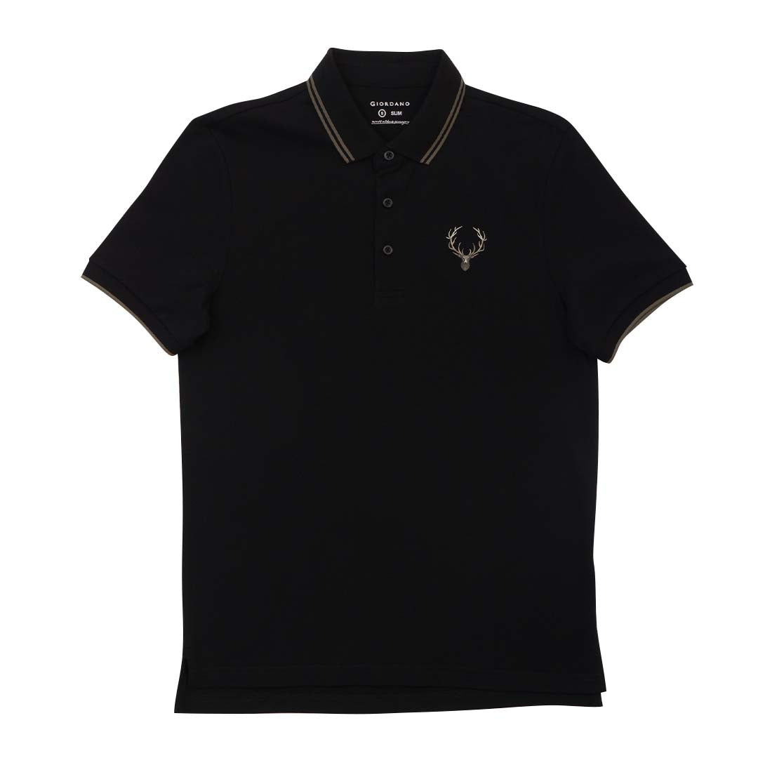 GIORDANO Men's Deer Head Polo (01015362)