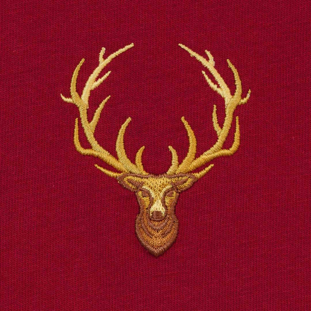 GIORDANO Men's Deer Head Crew Neck Slim Fit Tee (01025641)