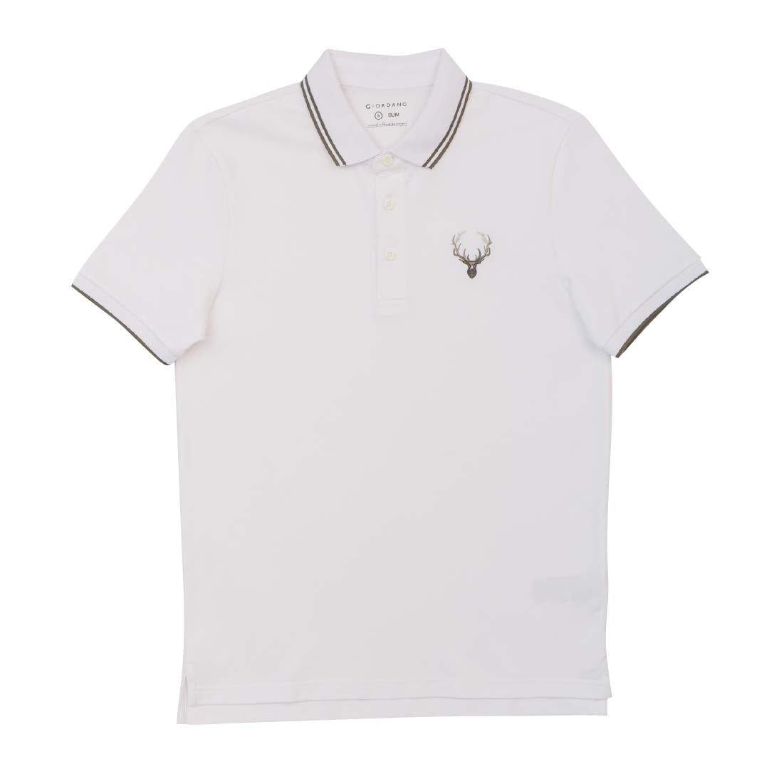 GIORDANO Men's Deer Head Polo (01015362)
