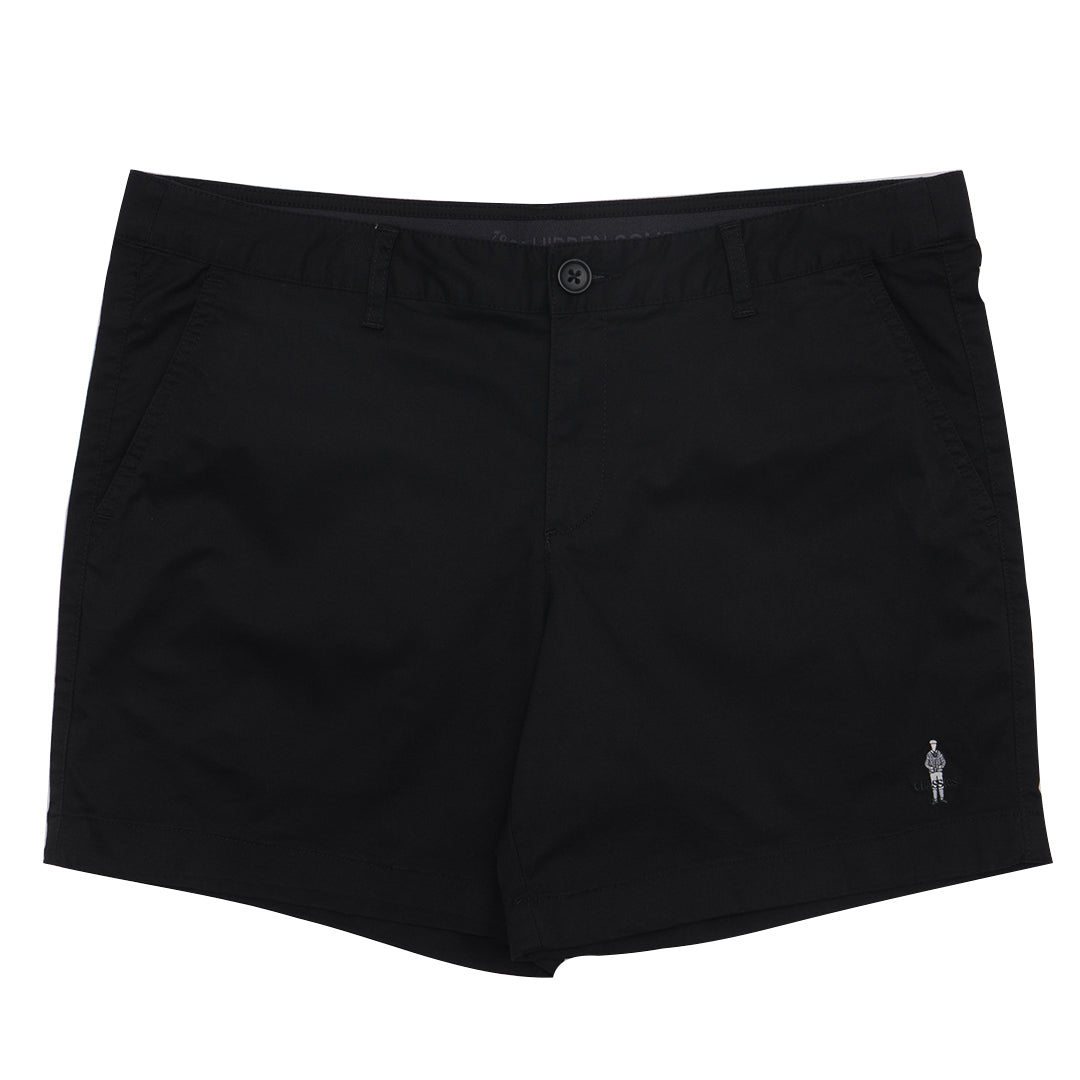 GIORDANO Women's Classic Man Cotton Spandex Mid Rise Slim Fit Bermuda Shorts (05405242)